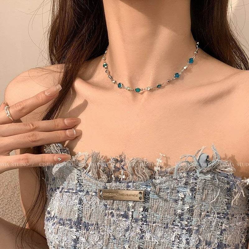 Buy Center Double-Layer Butterfly Necklace - Stylish Clavicle Chain - Buy Center