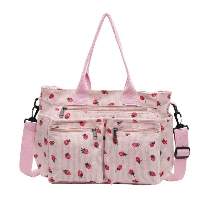 Stylish Printed Cherry Women's Messenger Bag - Fashionable Daily Use - Buy Center