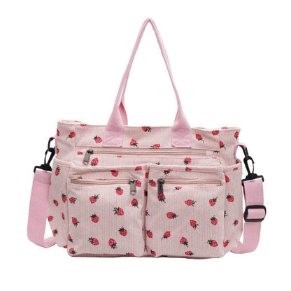 Stylish Printed Cherry Women's Messenger Bag - Fashionable Daily Use - Buy Center