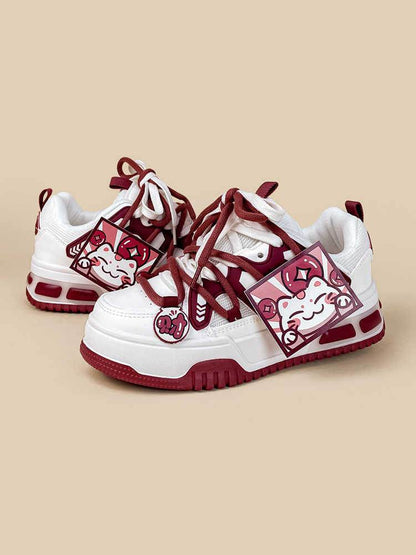 Red Board Women's Sports Platform Bread Shoes - Stylish, Comfortable Flats - Buy Center