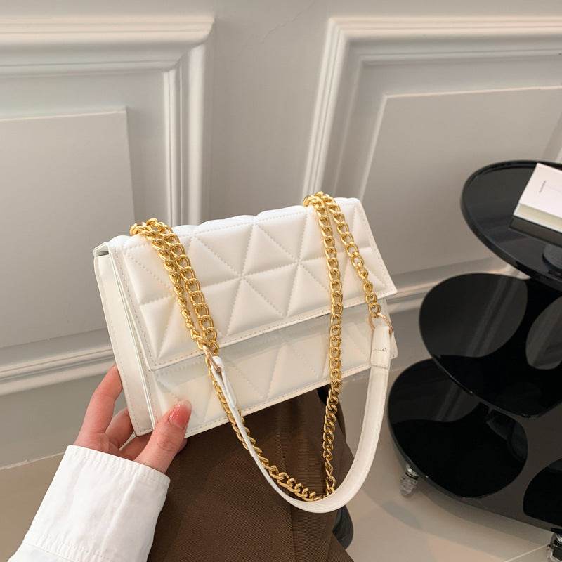 Buycenter Western Style Messenger Bag - Embroidered Rhombus Design - Buy Center