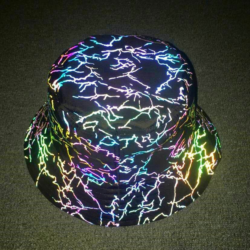 Buycenter Colorful Reflective Bucket Hat - Sunshade for Summer Style - Buy Center