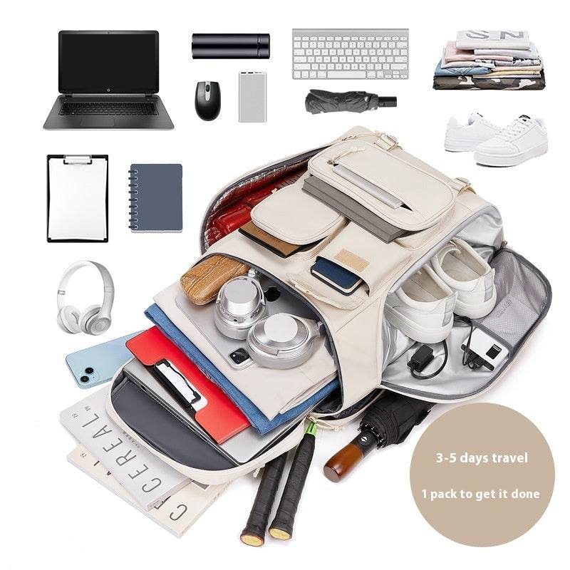 Men's Leisure Travel Backpack - Large Capacity, Breathable Oxford Cloth - Buy Center