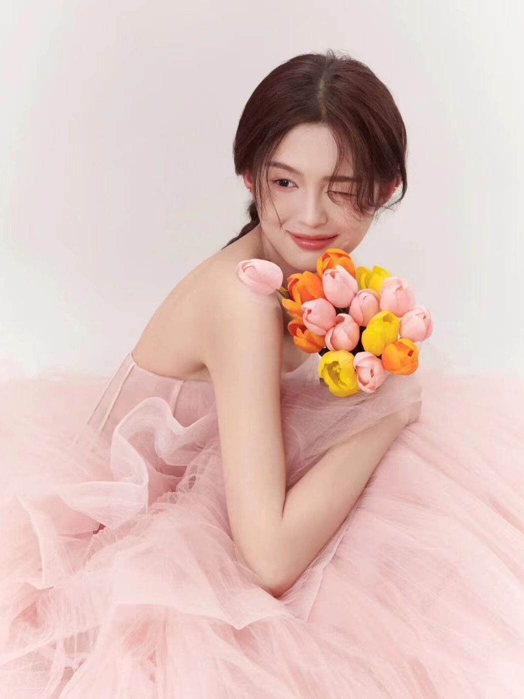 Buycenter Fairy Temperament Evening Dress - Elegant Pink Organza Style - Buy Center