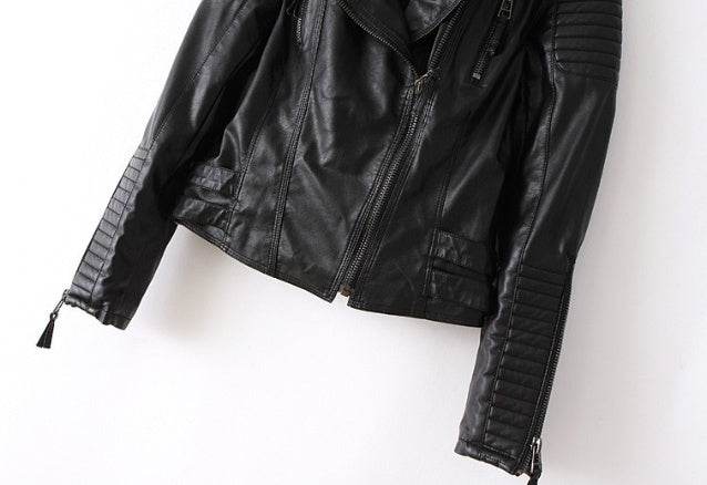 Buycenter PU Leather Jacket - Stylish Black Coat in Sizes S-XL - Buy Center