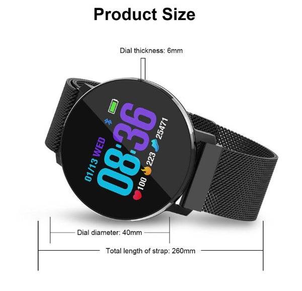 Buycenter T5 Smart Bracelet - Heart Rate, Blood Pressure & Waterproof - Buy Center
