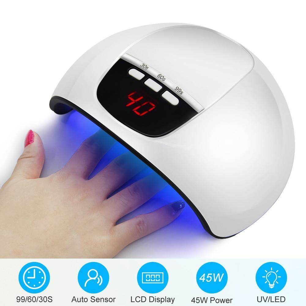Smart Sensor Nail Dryer Lamp 54W - Quick Drying & Compact Design - Buy Center