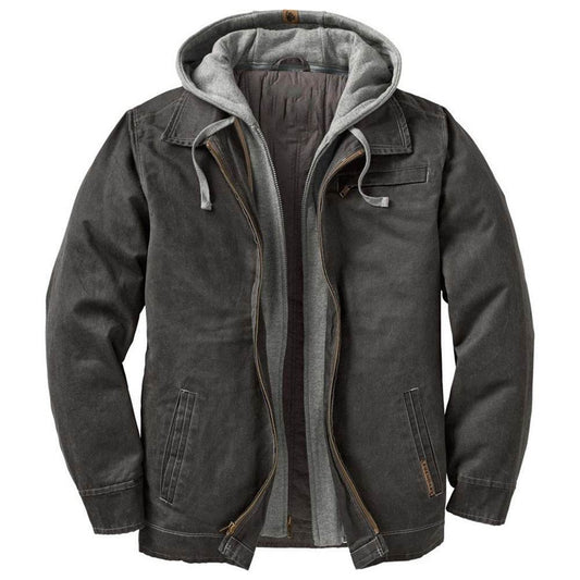 Buycenter Thickened Hooded Jacket - Stylish Long Sleeve for Winter 2025 - Buy Center