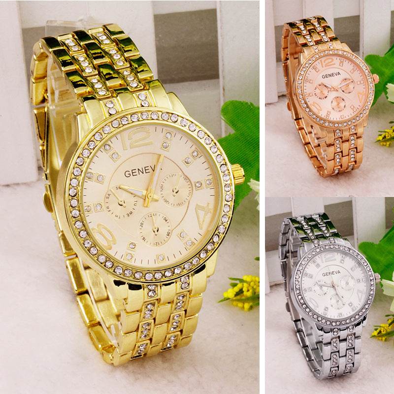 Women's Diamond Fashion Quartz Watch - Stylish and Elegant Design 2025 - Buy Center