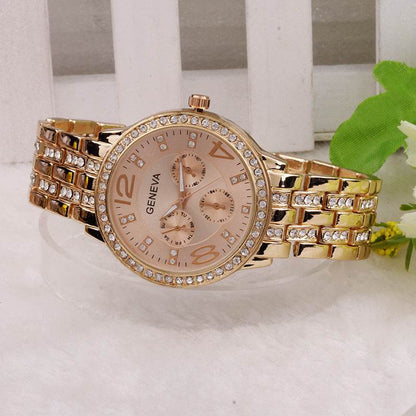 Women's Diamond Fashion Quartz Watch - Stylish and Elegant Design 2025 - Buy Center