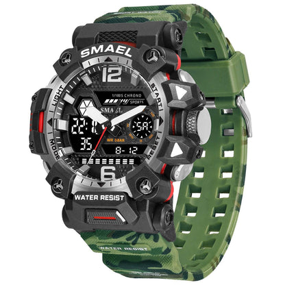 Tactical Camouflage Alloy Watch - Luminous & Waterproof Outdoor Accessory - Buy Center