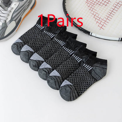 Breathable Men's Sports Socks - Non-Slip Running & Stylish Colors - Buy Center