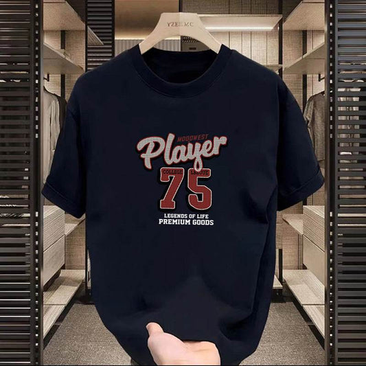 Buycenter High Street Printed Motorcycle T-Shirt - Short Sleeve for Casual Style - Buy Center