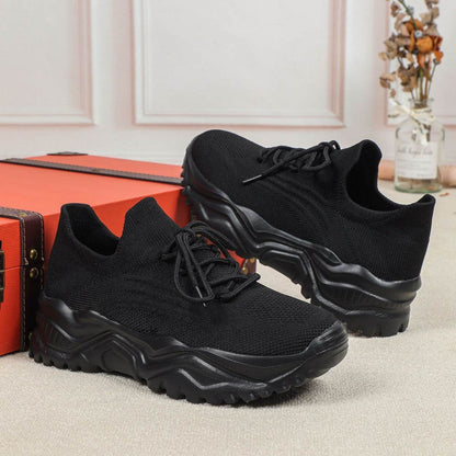 Buycenter Plus Size Sporty Women's Sock Shoes - Breathable Flyknit Design - Buy Center