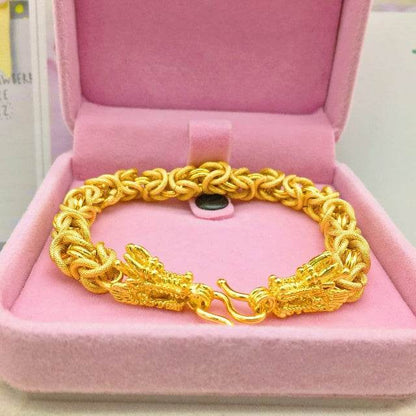 Gold Plated 24K Men's Bracelet - Trendy Stylish Jewelry Gift for 2025 - Buy Center