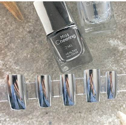 Buy Center Mirror Silver Nail Polish - Electroplated Finish for Stunning Nails - Buy Center