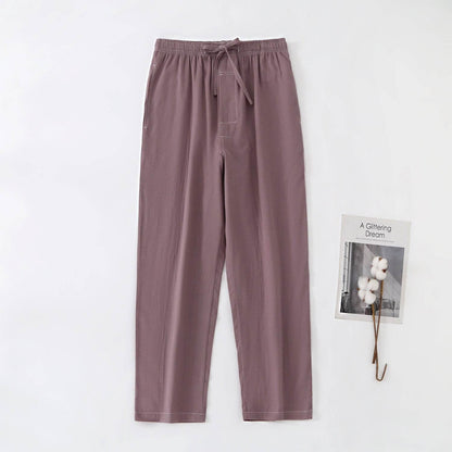 Buycenter Men's Thin Cotton Pajamas - Comfortable & Breathable Sleepwear - Buy Center