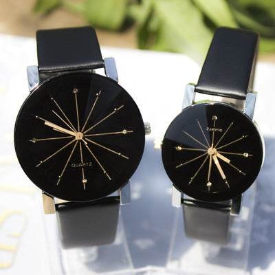 Casual Couple Watches Meridian - Stylish Quartz, Round Dial Design - Buy Center