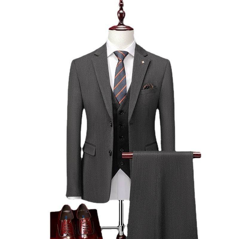 Handsome Slim Fit Business Casual Suit - Stylish Formal Attire for All Seasons - Buy Center