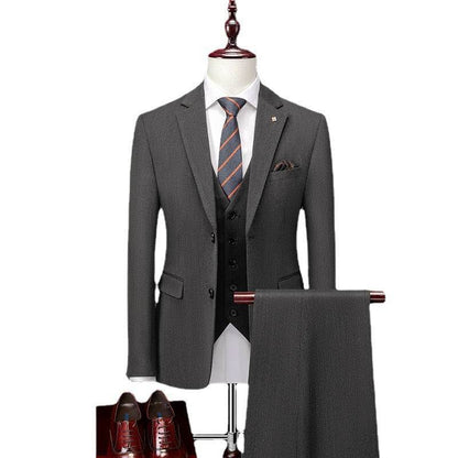 Handsome Slim Fit Business Casual Suit - Stylish Formal Attire for All Seasons - Buy Center