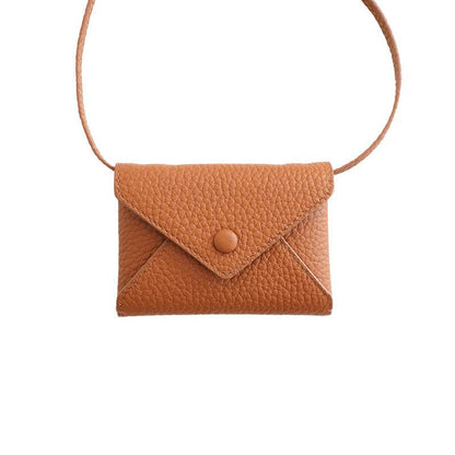 Top Layer Cowhide Mini Crossbody Bag - Versatile Clutch in Trendy Styles - Buy Center