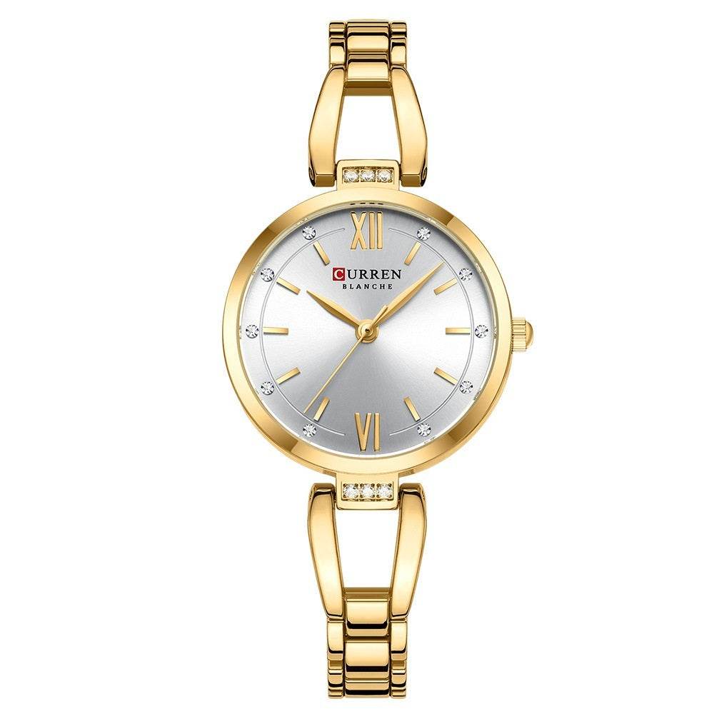 Elegant Small Dial Women's Quartz Watch - Stylish & Waterproof Design - Buy Center