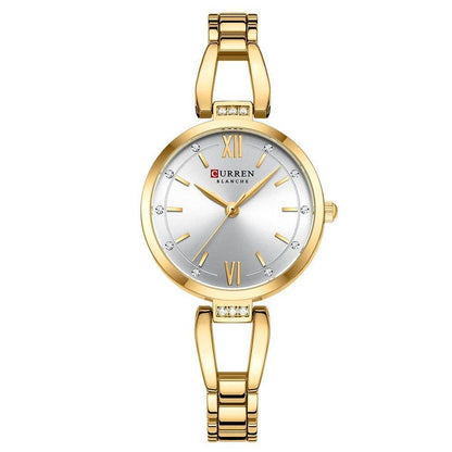 Elegant Small Dial Women's Quartz Watch - Stylish & Waterproof Design - Buy Center