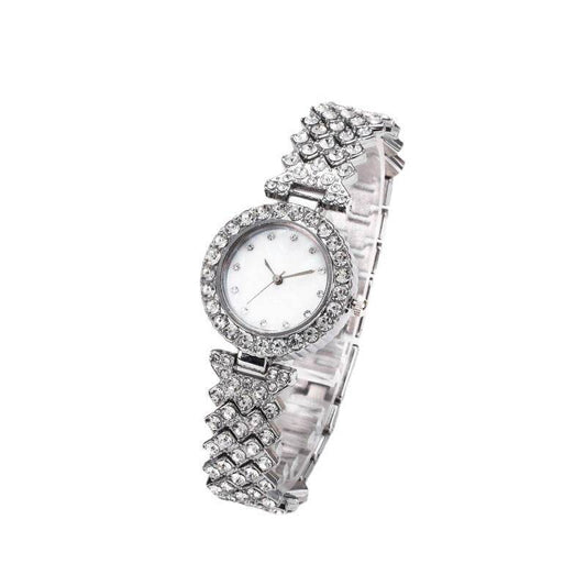 Women's Diamond Quartz Watch - Elegant Alloy Dress Timepiece, Stylish 2025 - Buy Center