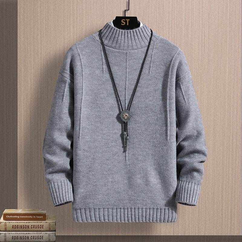 Buycenter Autumn Long Sleeve Pullover - Trendy Men's Sweater in Multiple Colors - Buy Center