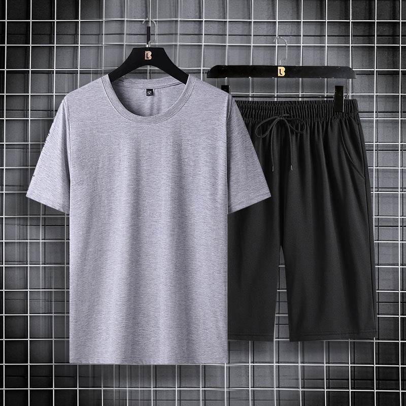 Tide Brand Men's Cotton Pajama Set - Short Sleeve T-Shirt & Shorts - Buy Center