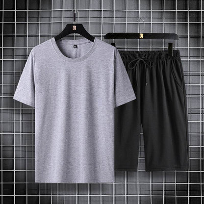 Tide Brand Men's Cotton Pajama Set - Short Sleeve T-Shirt & Shorts - Buy Center