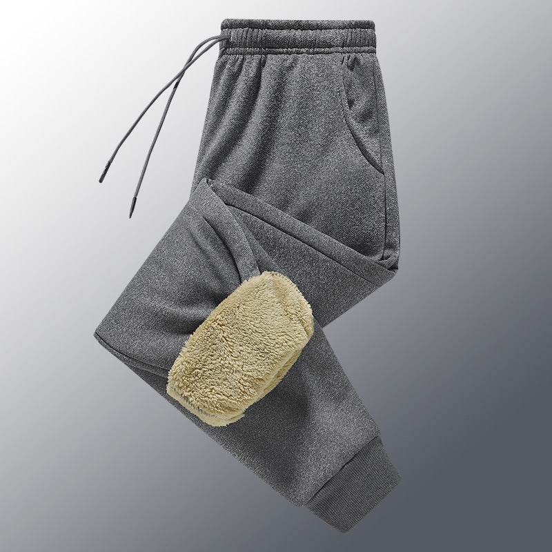 Plus Velvet Men's Casual Pajama Set - Stylish Lamb Velvet Comfort - Buy Center