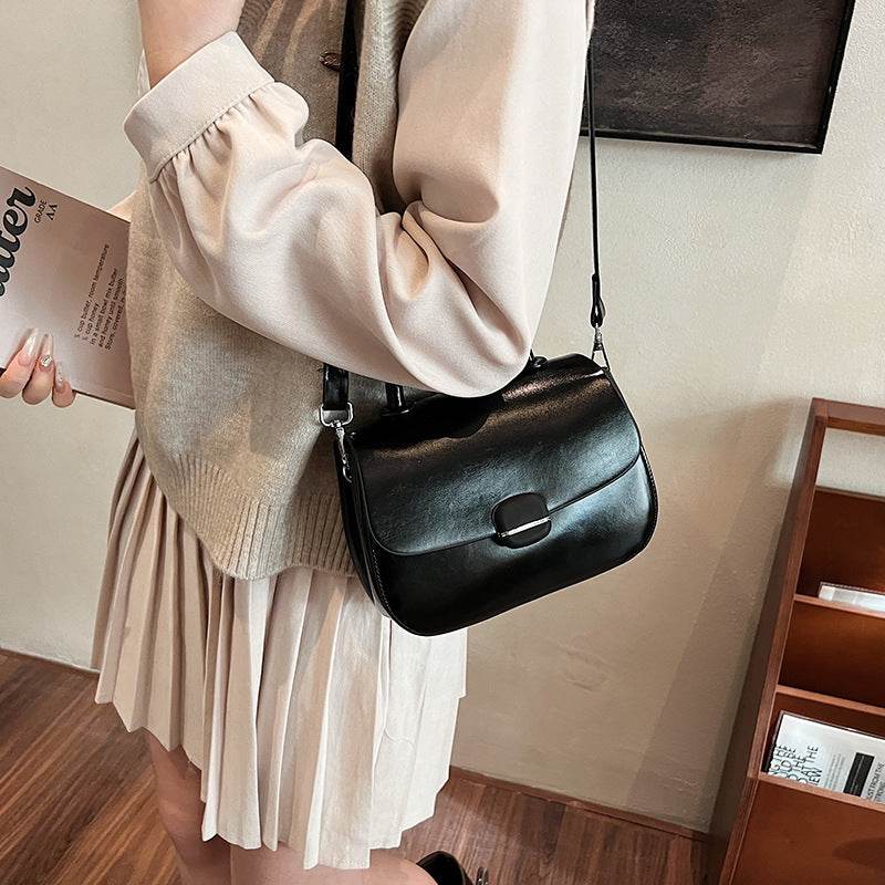 Women's Double Layer Crossbody Handbag - Stylish PU Bag for Any Outfit - Buy Center