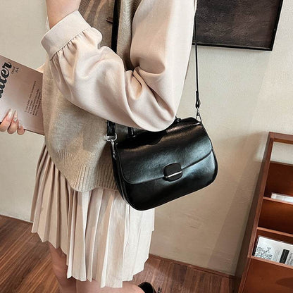 Women's Double Layer Crossbody Handbag - Stylish PU Bag for Any Outfit - Buy Center