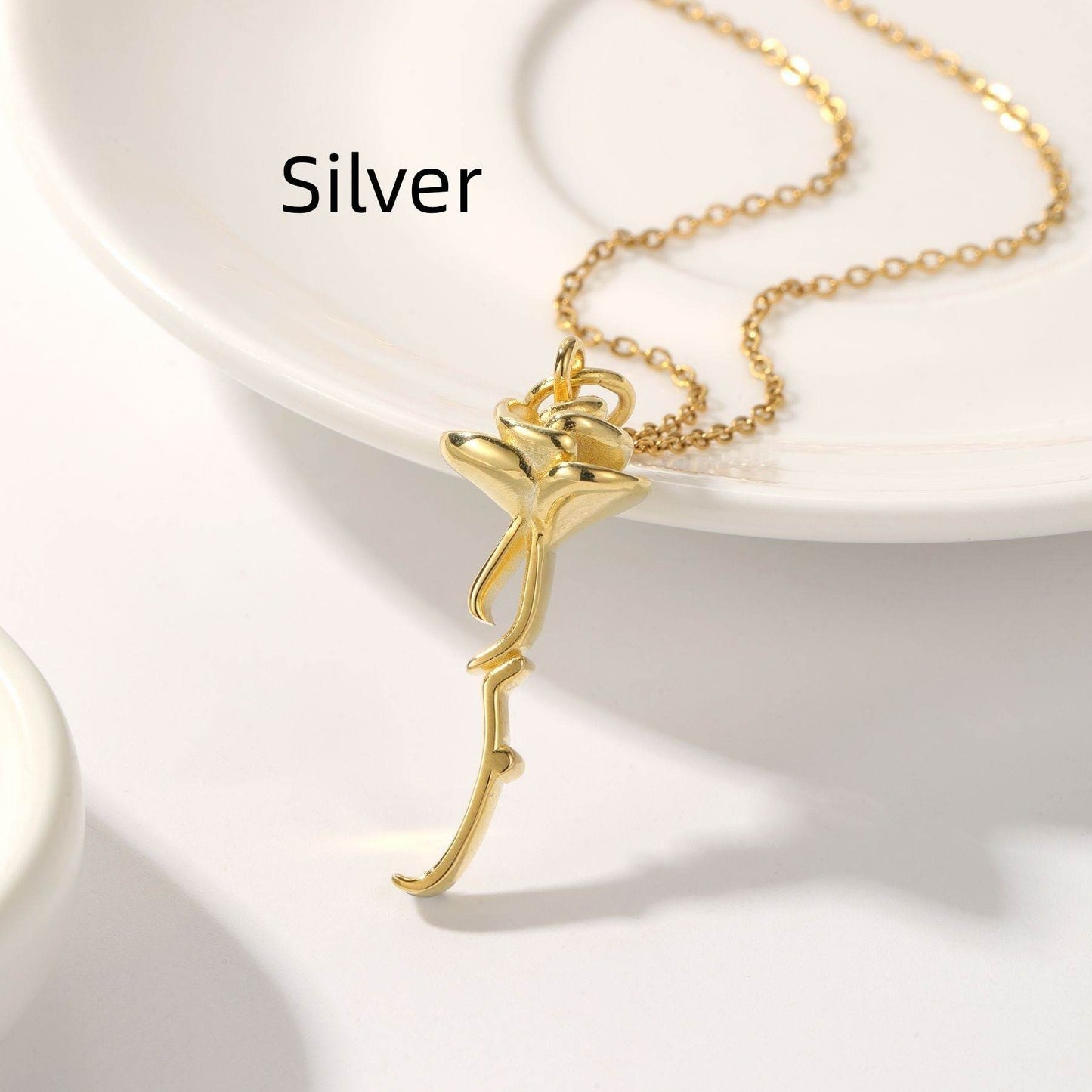 Buy Center Alloy Necklace - Available in Gold, Silver & Rose Gold - Buy Center