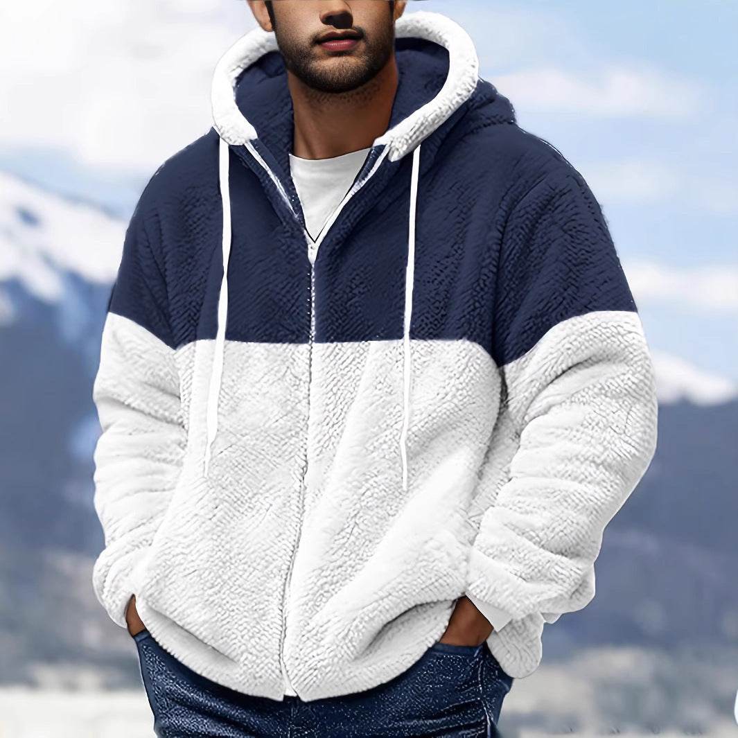 Men's Double-sided Fleece Thermal Jacket - Cozy & Stylish for All Seasons - Buy Center