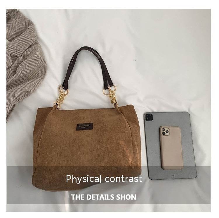 Buycenter Women's Retro Shoulder Bag - Commuter Style, Soft PU Material - Buy Center