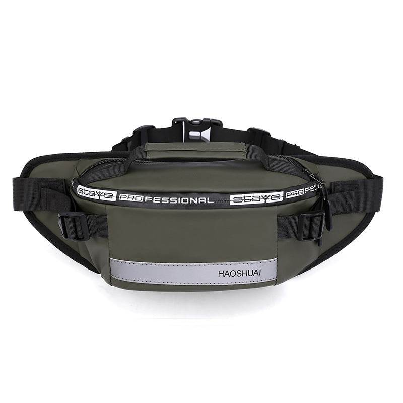 Reflective Waterproof Waist Bag for Men - Stylish Travel & Hiking Pack - Buy Center