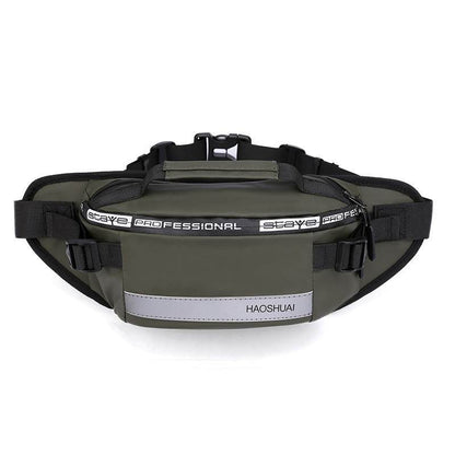 Reflective Waterproof Waist Bag for Men - Stylish Travel & Hiking Pack - Buy Center