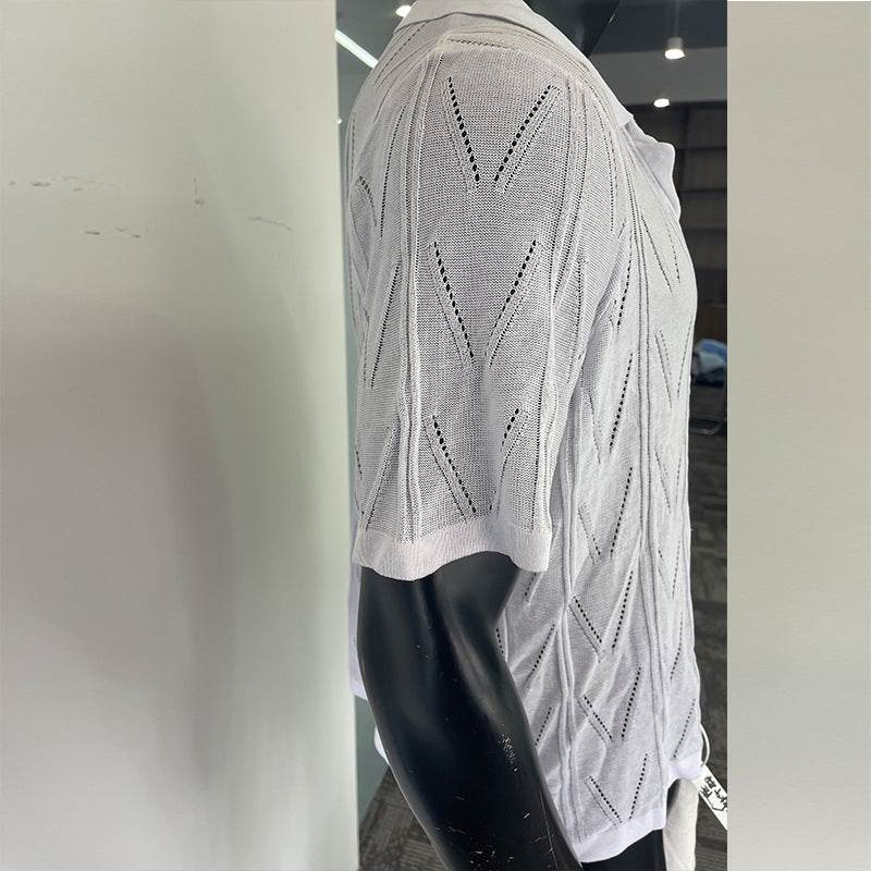 Buycenter Summer Knitted Short-Sleeved T-Shirt for Boys - Loose Fit Style - Buy Center