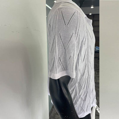 Buycenter Summer Knitted Short-Sleeved T-Shirt for Boys - Loose Fit Style - Buy Center