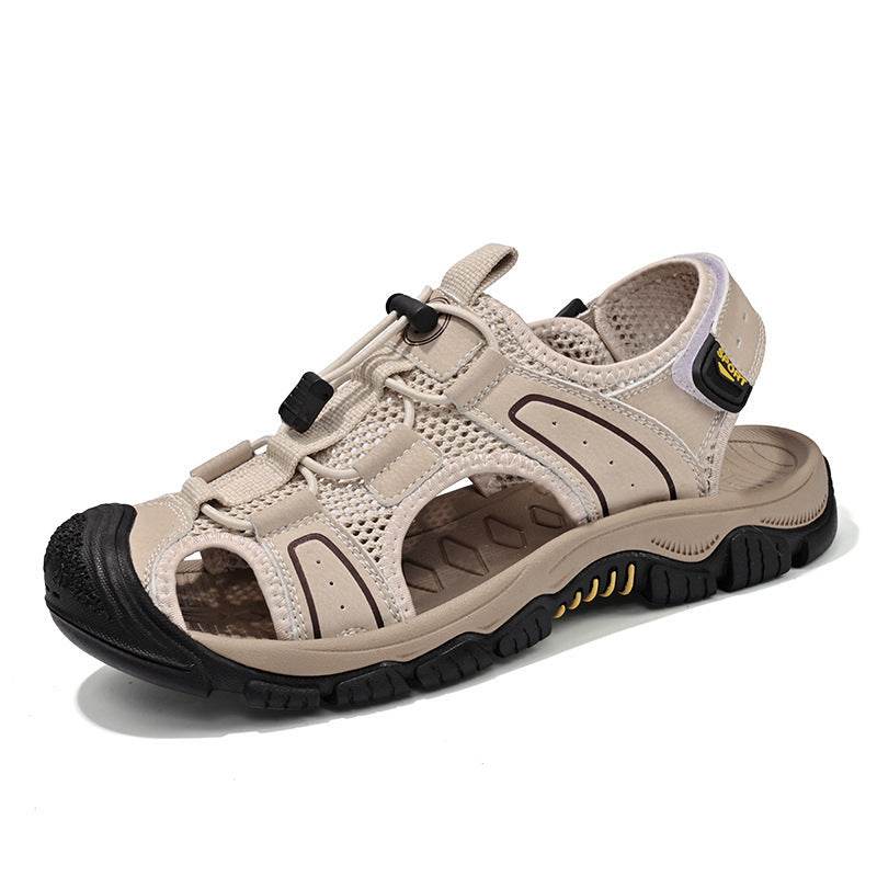 Men's Breathable Sandals - Soft Bottom, Anti-Collision Toe Cap Comfort - Buy Center