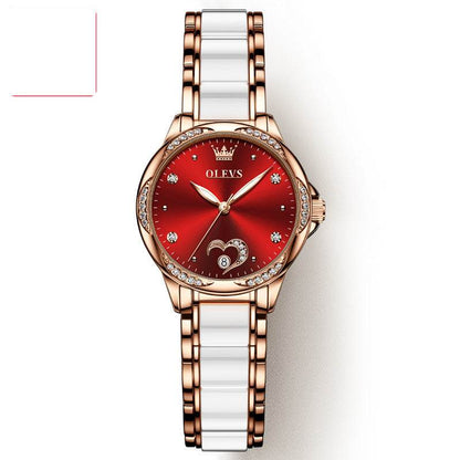 Fashion Automatic Mechanical Ladies Watch - Waterproof & Luminous Design - Buy Center