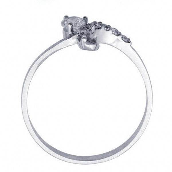 Buycenter Diamond Women's Ring - Fully Inlaid Alloy, Multiple Sizes Available - Buy Center