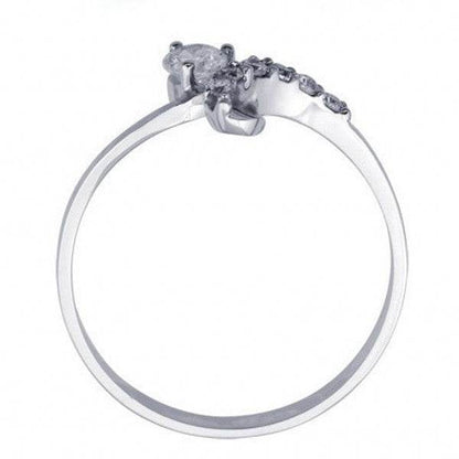 Buycenter Diamond Women's Ring - Fully Inlaid Alloy, Multiple Sizes Available - Buy Center