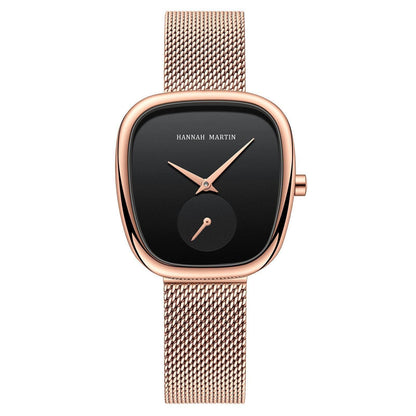 Elegant Stainless Steel Quartz Watch - Stylish Milan Mesh for Women - Buy Center