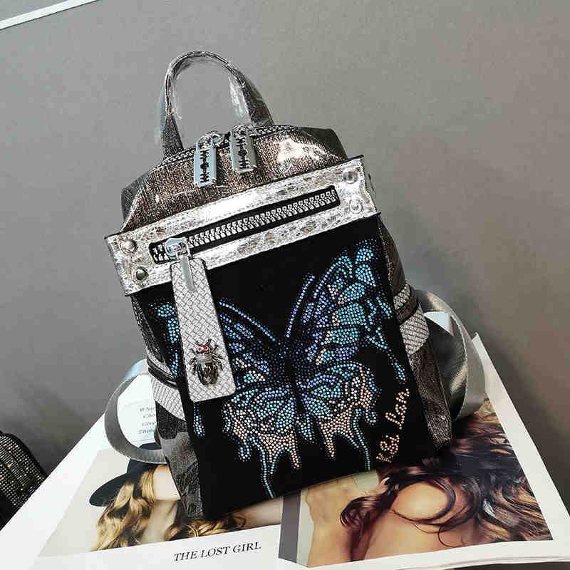 Delicate Rhinestone Butterfly Shoulder Bag - Premium Stylish Evening Accessory - Buy Center