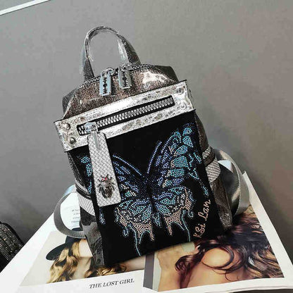 Delicate Rhinestone Butterfly Shoulder Bag - Premium Stylish Evening Accessory - Buy Center