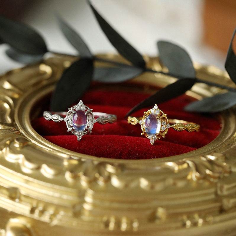 Superior Retro Geometric Engagement Ring - Gold & White Gold Options - Buy Center