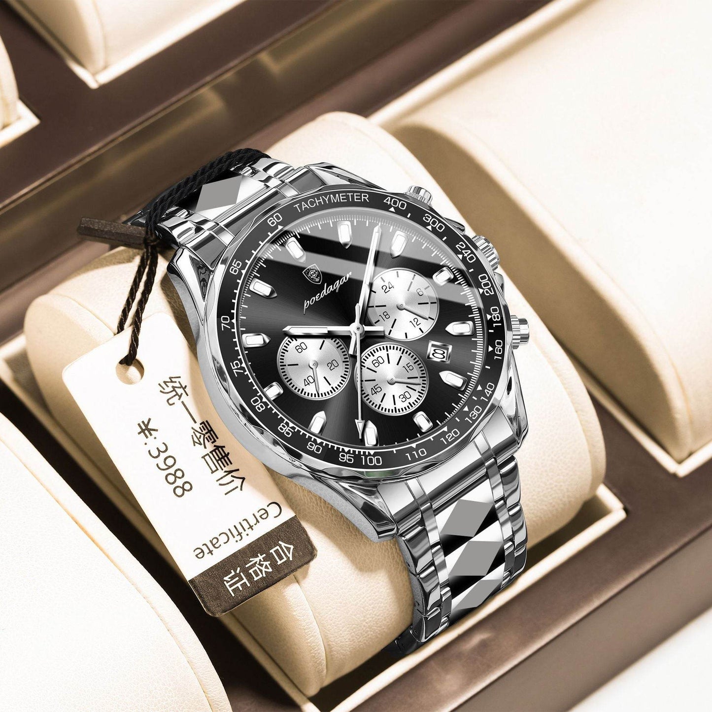 Stylish Waterproof Luminous Men's Quartz Watch - Modern Design 2025 - Buy Center